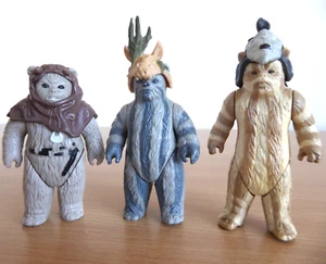 De colección Star Wars Ewoks Ewok Paquete Kenner 1983/84 En muy buena condición Teebo Logray Chief Chirpa - Imagen 1 de 7