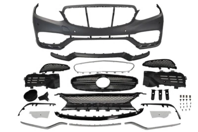 For MERCEDES BENZ 14-16 E Class W212 , E63 AMG Style Front Bumper With PDC - Изображение 1 из 4