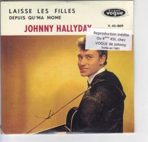 (CD 013) NEUF ✪ JOHNNY HALLYDAY : LAISSE LES FILLES ✪ de l'intégrale single - Picture 1 of 1