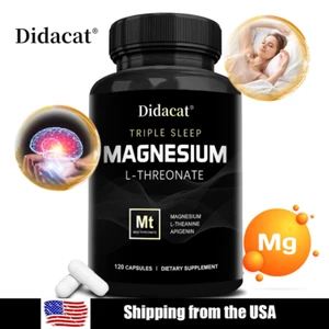 Magnesium L-threonate capsules support nervous relaxation improve sleep quality - Picture 1 of 8