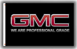 GMC Black Banner Wall Decor Flag 3x5ft 90x150cm Garage Best banner - Picture 1 of 6