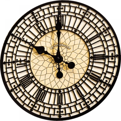 Garden Clock Outdoor indoor 12" Garden Station Wall Clock BIG BEN Westminster - Image 1 of 4
