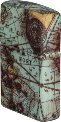 ZIPPO - BENZIN - FEUERZEUG - COMPASS WORLD MAP - COLOR 540° - 60006137- - Bild 1 von 3