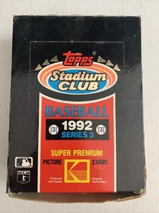 1992 Topps Stadium Club Series 2 Baseball Box 36 unopened packs - Picture 1 of 3