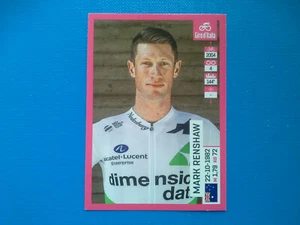 Figurina Ciclismo Panini 102 GIRO D'ITALIA n.302 Mark Renshaw Dimension Data - Imagen 1 de 1