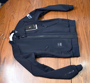 Horse Pilot, Nuevo, Abrigo Chaqueta Bombers, Compatible con Airbag, Negro, XS, Precio de venta sugerido por el fabricante $370 - Imagen 1 de 8
