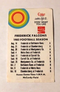 Frederick Falcons Saisonplan 1982 - Bild 1 von 2