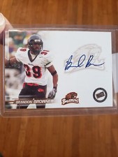 2005 Press Pass Football Autograph Bronze Brandon Browner Auto Card OR. Beavers