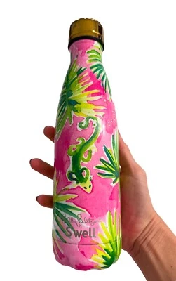 Botella Swell Lilly Pulitzer 17oz/500 Royal Lime Tiki Palm EDICIÓN LIMITADA 2010 Foto 1 de 4
