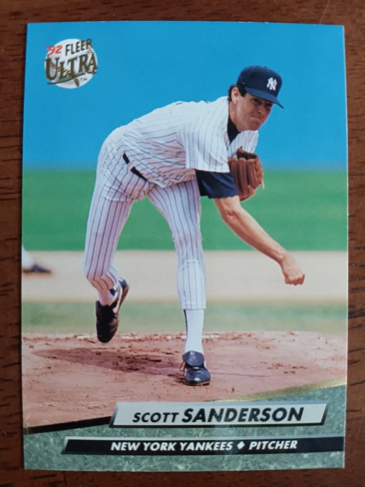 SCOTT SANDERSON NEW YORK YANKEES 1992 FLEER ULTRA BASEBALL CARD #414 - Image 1 of 1