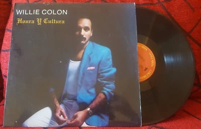 WILLIE COLON **Honra Y Cultura** ORIGINAL 1991 Venezuela LP RUBEN BLADES - Image 1 of 4