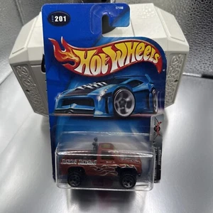 Hot Wheels #201 2003 Final Run 7/12 Bywayman marrón plano con radios cromados ORUT5 - Imagen 1 de 3