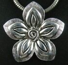 4pcs Tibetan Silver Big Flower Charms Pendants 44x43x3mm 13035