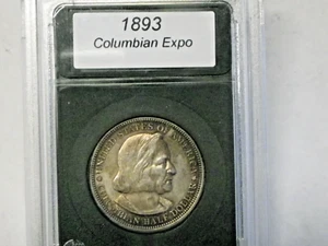 1893 Columbian Exposition Silver Commemorative Half Dollar, AEF-40 - Picture 1 of 4