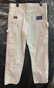 Pantaloni da pittore Dickies Sherwin Williams abbigliamento da lavoro streetwear 36x31 invecchiati - Foto 1 di 9