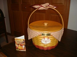 Combo de canasta Longaberger 1999 Collectors Club Homestead - Imagen 1 de 4