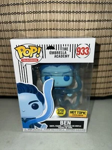 Funko Pop! The Umbrella Academy Ben #933 (GITD) Hot Topic Vinyl Figure - Picture 1 of 6