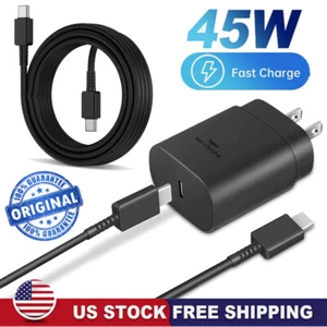45W Fast Charging USB Type C Wall Charger For iPhone 16 Pro Max 15 14 13 12 11 X - Picture 1 of 19