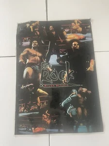 WWE THE ROCK WRESTLING POSTER VINTAGE ROCKY MAIVIA DWAYNE JOHNSON - Bild 1 von 3
