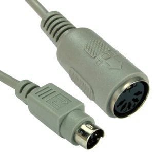 PS/2 male to 5 PIN AT female Keyboard adapter - Picture 1 of 3