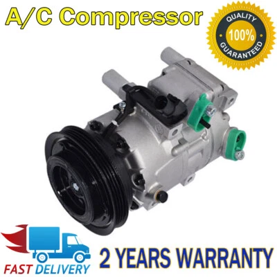 CO 10925C For 2006 2007-2009 Hyundai Accent 1.6L l4 AC A/C Compressor With Cluth Foto 1 de 4
