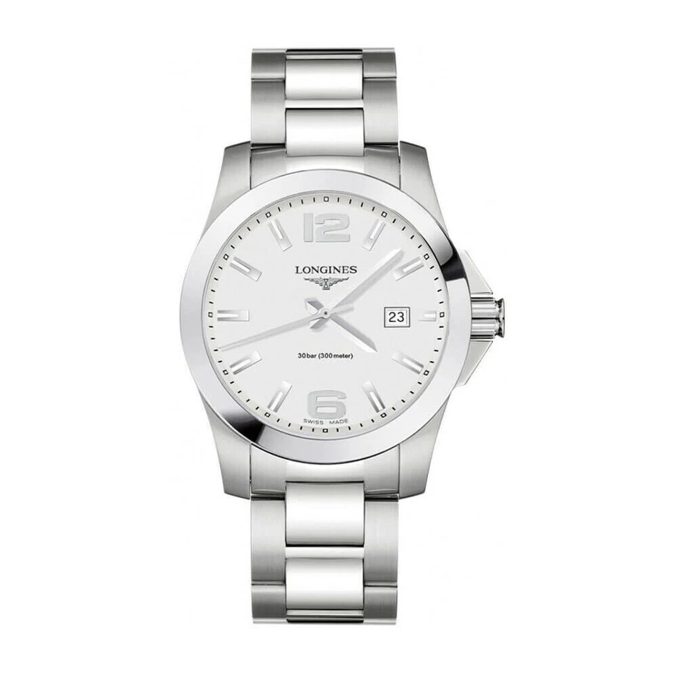 Longines Conquest Sunray Silver Men's Watch - L3.759.4.76.6