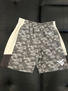 West Virginia - Mens - Colosseum Grey Camo Athletic Shorts - M - Picture 1 of 5