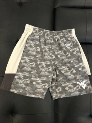 West Virginia - Mens - Colosseum Grey Camo Athletic Shorts - M - Image 1 of 4