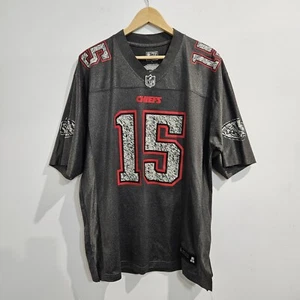 Patrick Mahomes #15 Kansas City Chiefs NFL Pro Line Fanatics Grey Jersey Large - Picture 1 of 17