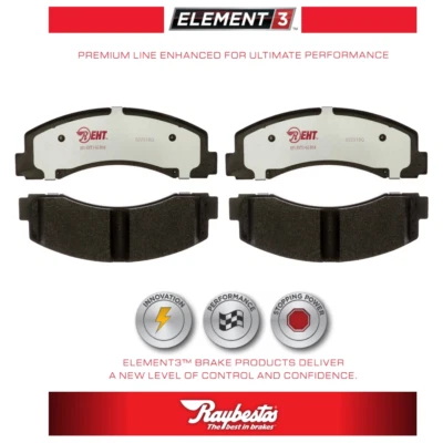 Pastilhas de freio dianteiras de substituição Raybestos Element3 Ford Expedition 2018-2021 - Imagem 1 de 4