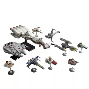 ZITIANYOUBUILD 10-IN-1 Ships with Stand Rebel Alliance Fleet 1125Kids Gift - Picture 1 of 5