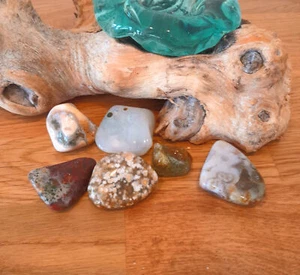 Ozean Jaspis Trommelsteine, Old Stock, Einzelstücke - Bild 1 von 5