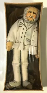 Mark Twain Famous Americans Hallmark bambola di stoffa da collezione vintage agosto 1979 - Foto 1 di 3