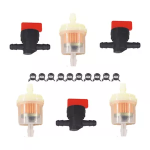 3Kit 1/4 Zoll Kraftstoffgasfilter Absperrung Absperrventil Klemme 494768 697947 69818 in Reihe - Bild 1 von 4