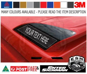 ESM Hardlid Wing Ends to fit BA BF FG FALCON UTE - 3M-50 - Picture 1 of 1