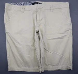 Women's Volcom Frochikie 11" Short Mid Rise Chino Stretch Beige Size 9 - Picture 1 of 7