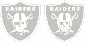 Raiders Iced Mini Helm Aufkleber - Bild 1 von 2