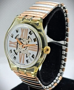 Swatch Automatic Watch The Originals SAK107 "Copper Rush" - 1992 - Vintage - - Picture 1 of 24