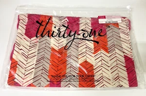 Thirty One~"Feather Chevron"~Cinch Sac~New in Package - Picture 1 of 6