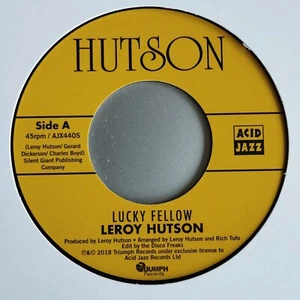 Leroy Hutson - Lucky Fellow 7" 45 Acid Jazz 2018 Vinyl Soul Jazz Funk - Picture 1 of 2