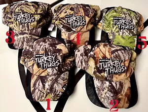 Mossy Oak Turkey Thugs Lightweight Stretch Adjustable Camo Cap (NWOT) - Picture 1 of 12