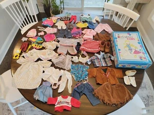 Vintage 1985 Cabbage Patch Kids Doll CPK Colorforms Carry Case w/ Outfits - Picture 1 of 12