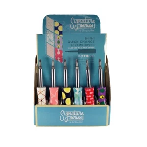Best Way Werkzeuge Stahl 1/4 Zoll Sechskantantrieb 6 in 1 runder magnetischer Schraubendreher (Pack o - Bild 1 von 3