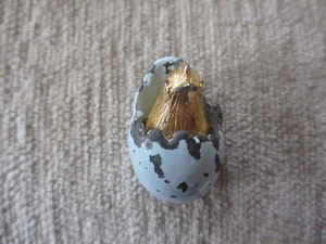 Vintage Metal Hatching Chicken Egg Pendant - Picture 1 of 9