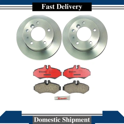 Se adapta a rotores de freno traseros y pastillas de freno de cerámica para Mercedes-Benz G500 2002-2008 Foto 1 de 3