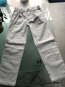 Schöne Hose in Creme, Gr. 146, H&M, weit geschnitten - Bild 1 von 6