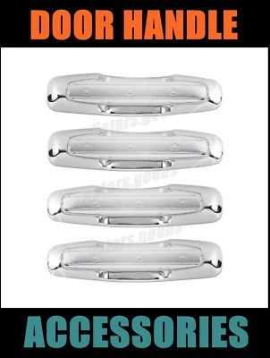 8P Chrome Side Door Handle Covers Trims For 1999-2004 Chevrolet Tracker SUV - Изображение 1 из 4