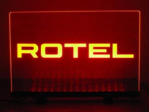 ROTEL ETCHED LED ACRLYIC SIGN - Picture 1 of 7