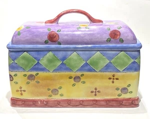 Sango The Sweet Shoppe Bread Box W/Lid Sue Zipkin - Picture 1 of 12