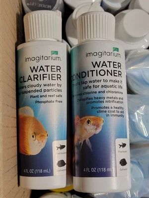 Imagitarium Water Conditioner & Water Clarifier 4 oz bottles (2 Pack) Exp: 2026 - Image 1 of 3